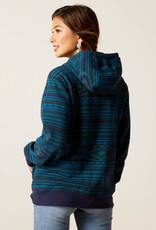 Ariat Womens Ariat Blue Dark River Pullover Hoodie