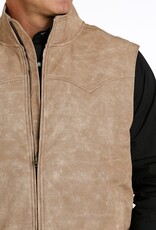 Cinch Mens Cinch Khaki Fleece Lined Bonded Concealed Carry Vest