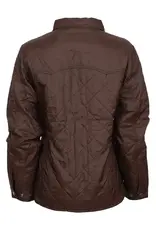 Womens STS Cassidy Chocolate Quilted Western Jacket