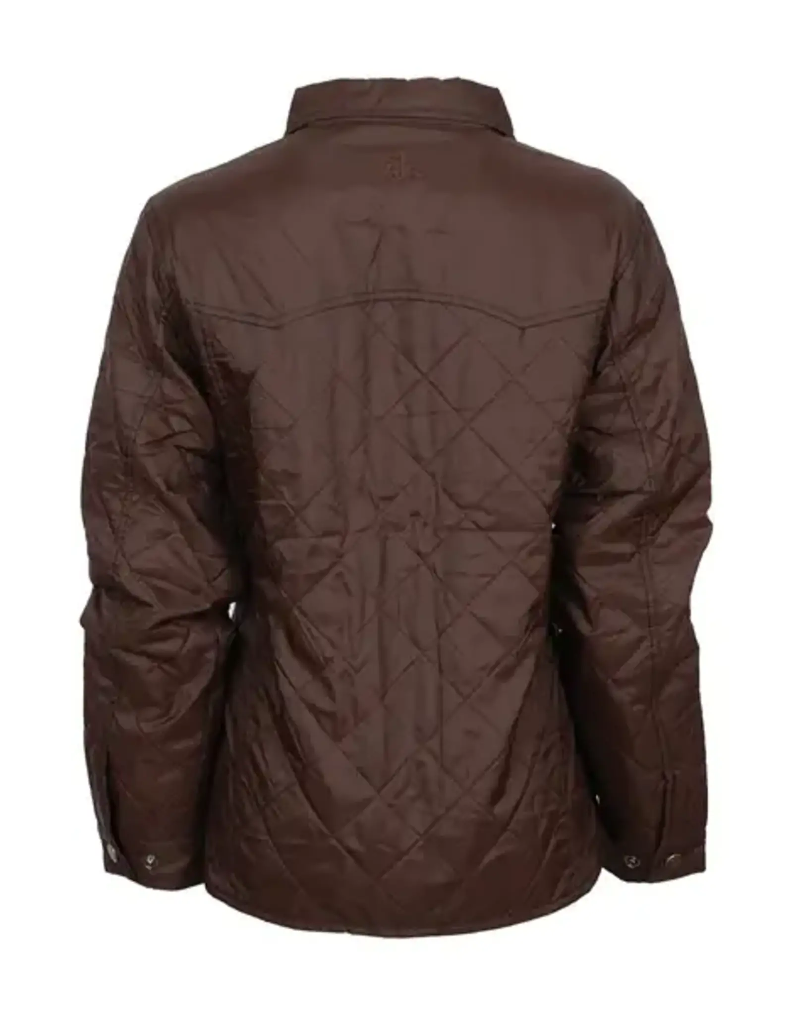 Womens STS Cassidy Chocolate Quilted Western Jacket