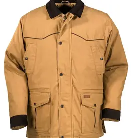 Mens Outback Cattlemens Tan Canvas Jacket