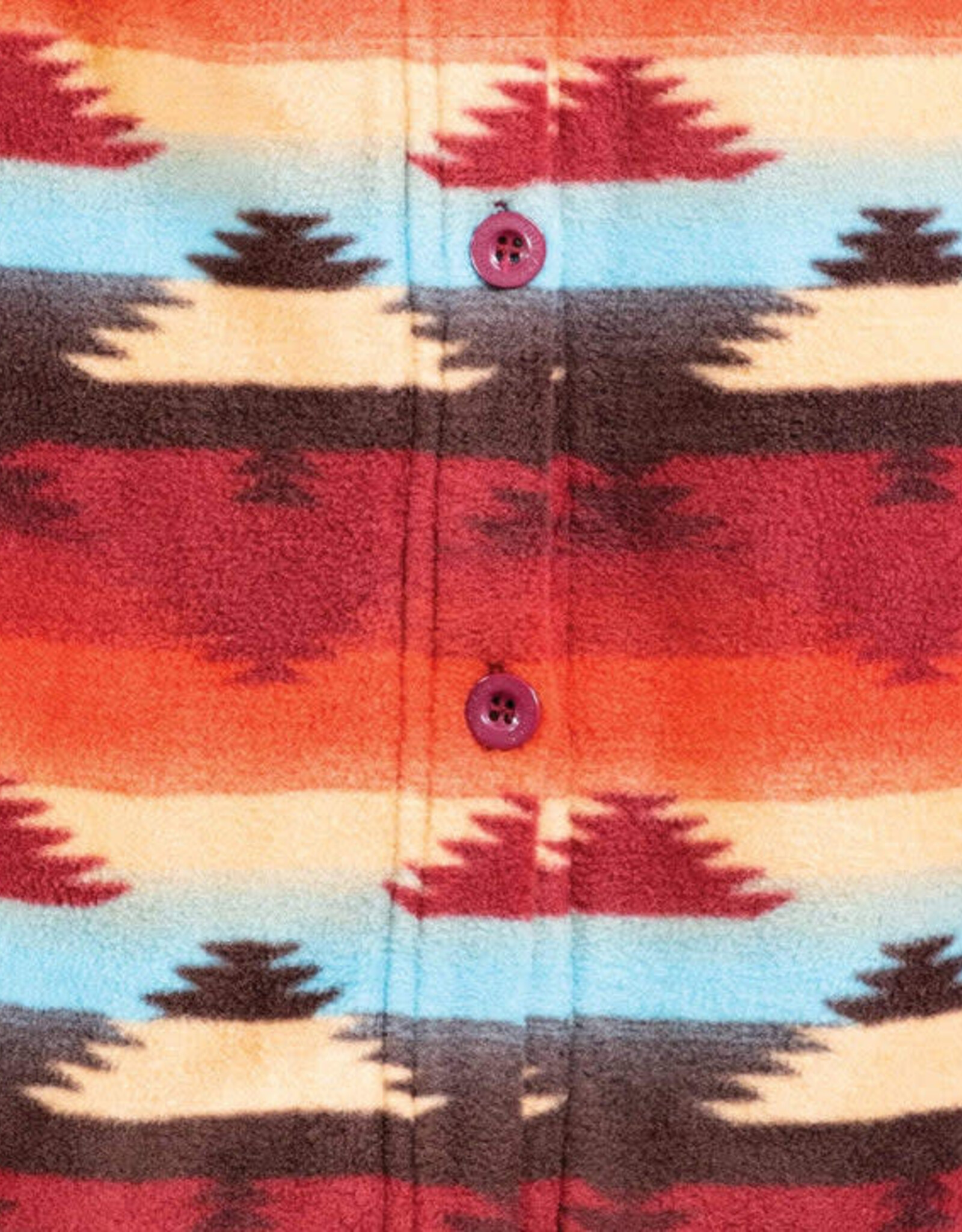 Womens Outback Scarlett Aztec Soft Fleece Shirt Jacket