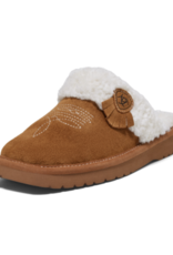 Ariat Womens Ariat Chestnut Jackie Square Toe Scuff Suede Leather Slipper