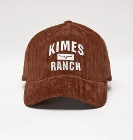 Kimes Rust O School Corduroy Velcro Closure Ball Cap