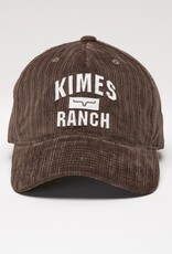 Kimes Army O School Corduroy Velcro Closure Ball Cap