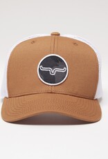 Kimes WW Brown Bullseye Trucker Mesh Snap Back Ball Cap