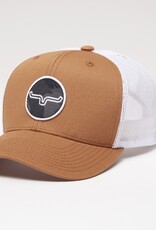 Kimes WW Brown Bullseye Trucker Mesh Snap Back Ball Cap