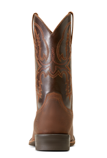 Ariat Mens Ariat Sport Stratten  11" U Toe Sorrel Brown Western Cowboy Boot