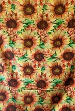 Dusti Rhoads Wild Rag 36x36 Sun Flower 100% Silk