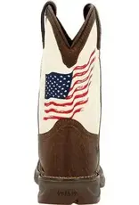 Durango Durango Kids Lil Rebel Western Flag Square Toe Cowboy Boots 9-3