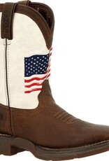 Durango Durango Kids Lil Rebel Western Flag Square Toe Cowboy Boots 9-3