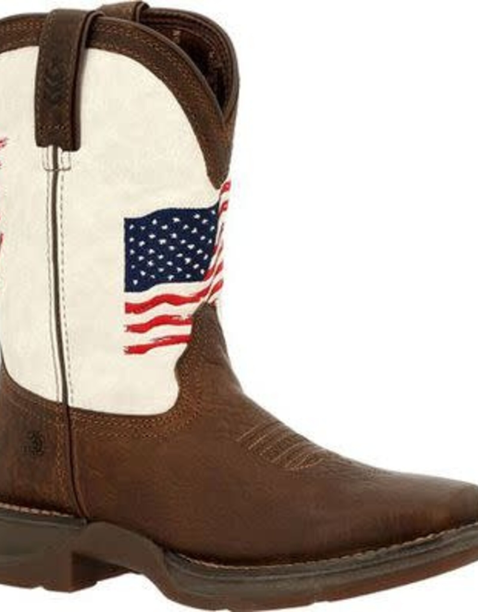 Durango Durango Kids Lil Rebel Western Flag Square Toe Cowboy Boots 9-3