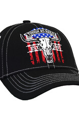 Cowboy Hardware Youth Tough As Nails Flag Background Baseball Cap