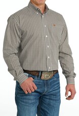 Cinch Mens Cinch Long Sleeve White Gold Print Western Button Arena Shirt