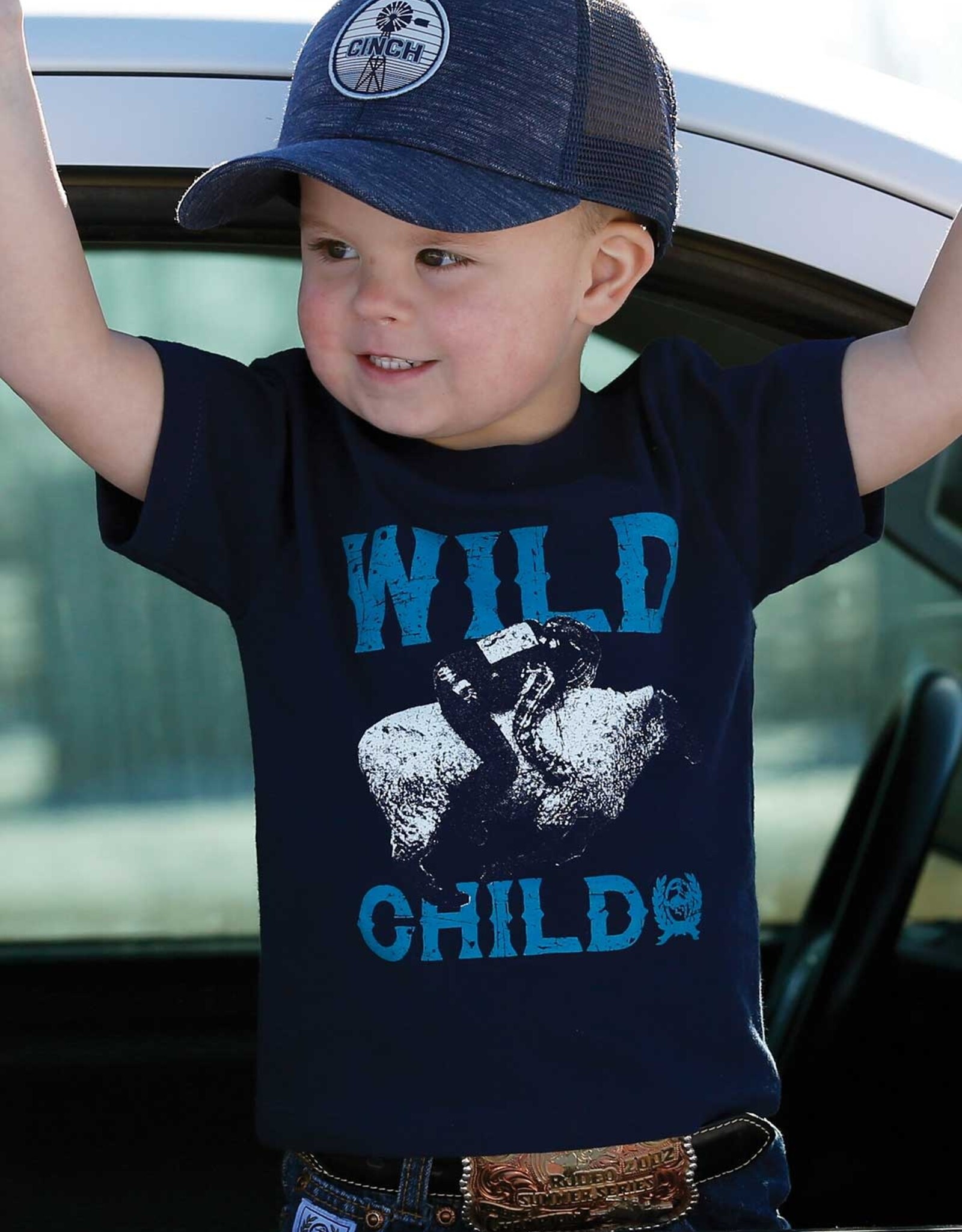 Cinch Cinch Toddler Boys Navy T Shirt Wild Child