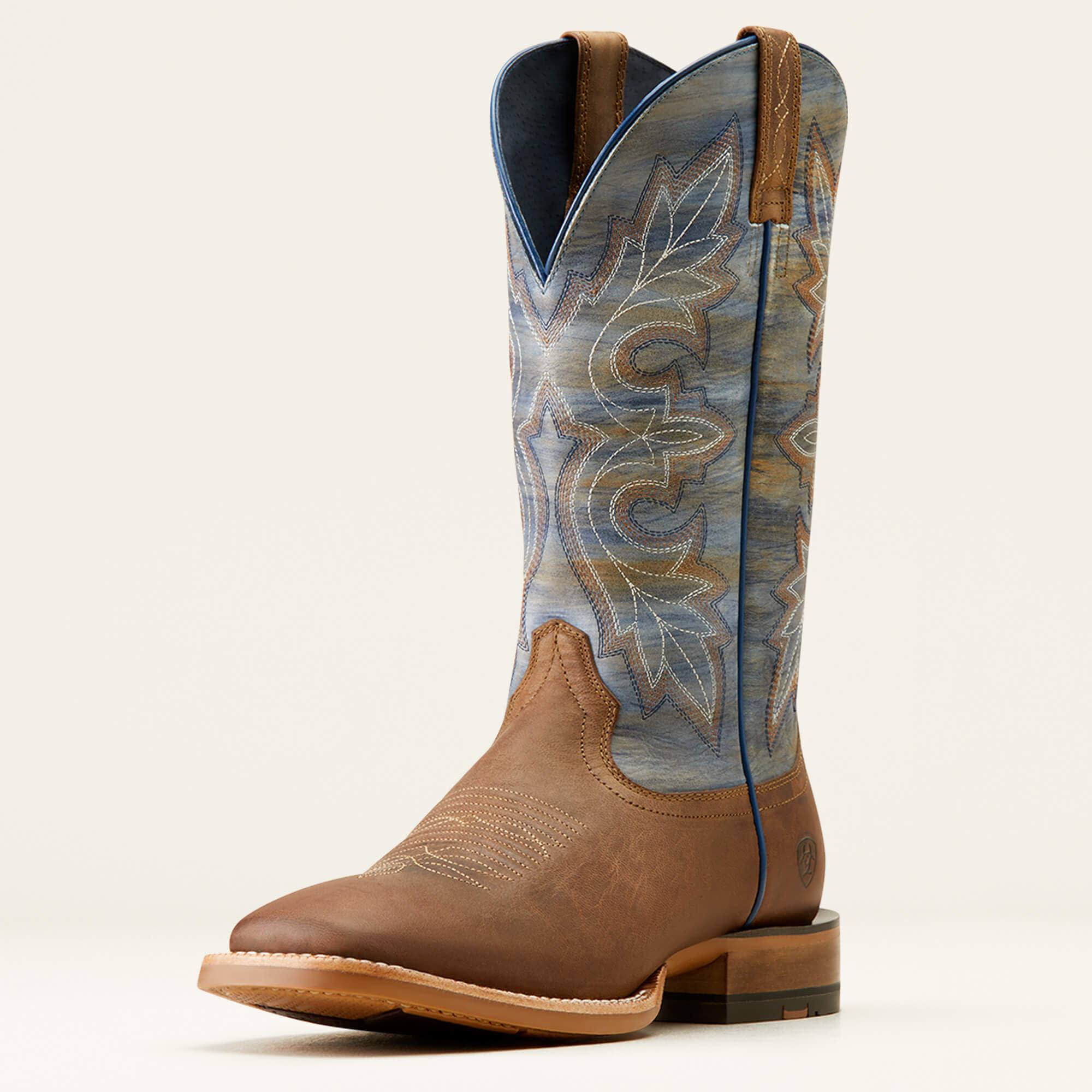 Ariat Sport Smokewagon Blue and Brown Leather Western Boots Size 9EE Ariat: Men main image 2