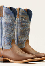 Ariat Mens Ariat Standout Loco Brown Cloud Blue 13" Wide Square Western Cowboy Boot