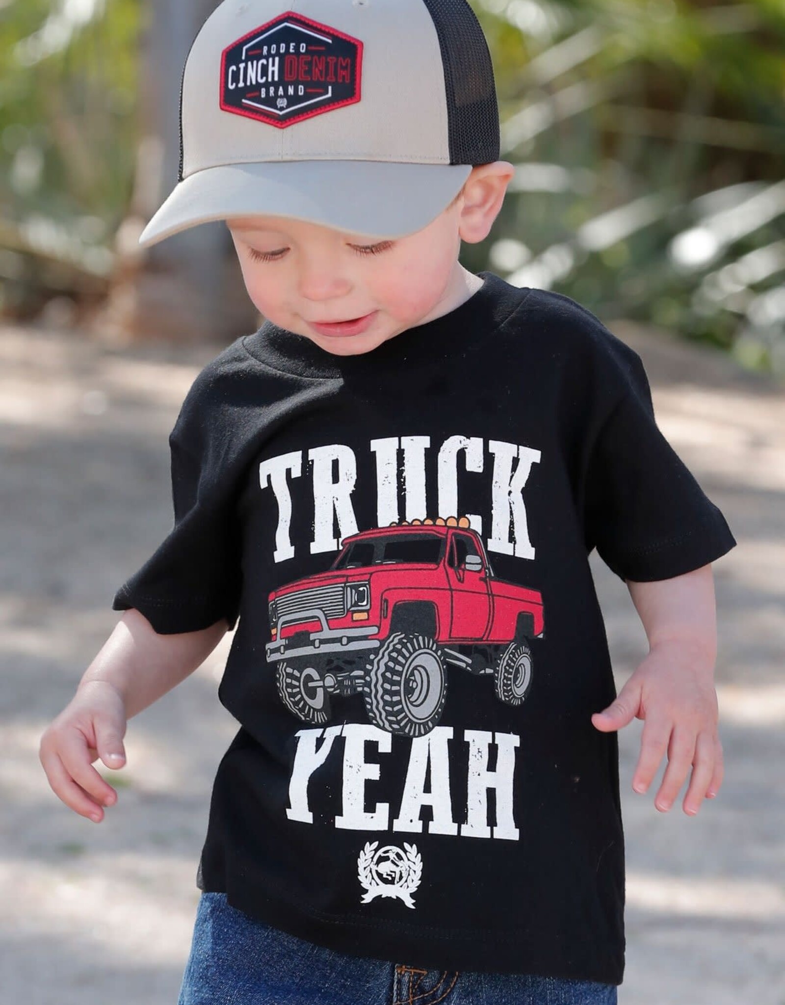 Cinch Boys Toddler Black Truck Yeah Short Sleeve T Shirt