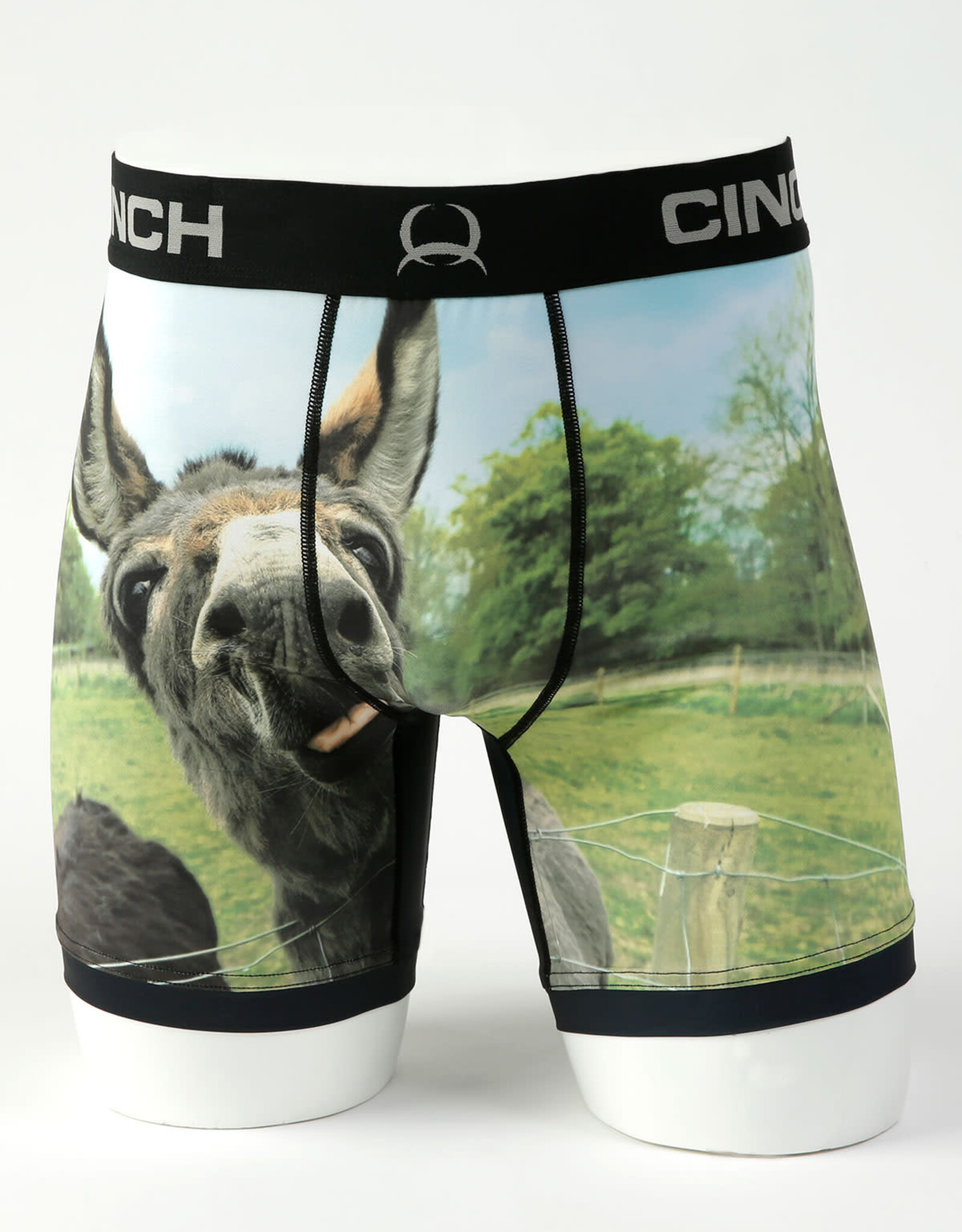 Cinch Mens Cinch Boxer Briefs 6" Donkey