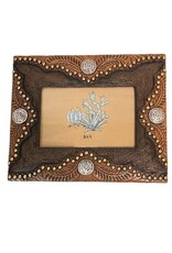 Leather Pattern Concho 6x4 Picture Frame
