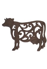 Cast Iron Cow with Scrolls Trivet
