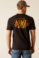 Ariat Ariat Mens Gold Harvest Farm Fields Black Short Sleeve T Shirt