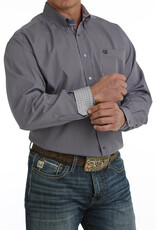 Cinch Mens Cinch Purple Mini Stripe Long Sleeve Western Button Arena Shirt