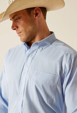 Ariat Ariat Mens Light Blue 360 Airflow Classic Fit Long Sleeve Western Button Shirt