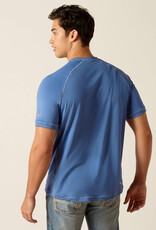 Ariat Ariat Mens Blue 360 Airflow Short Sleeve T Shirt