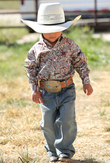 Cinch Boys Infant Cinch Multi Brick Paisley Print Long Sleeve Button Western Shirt