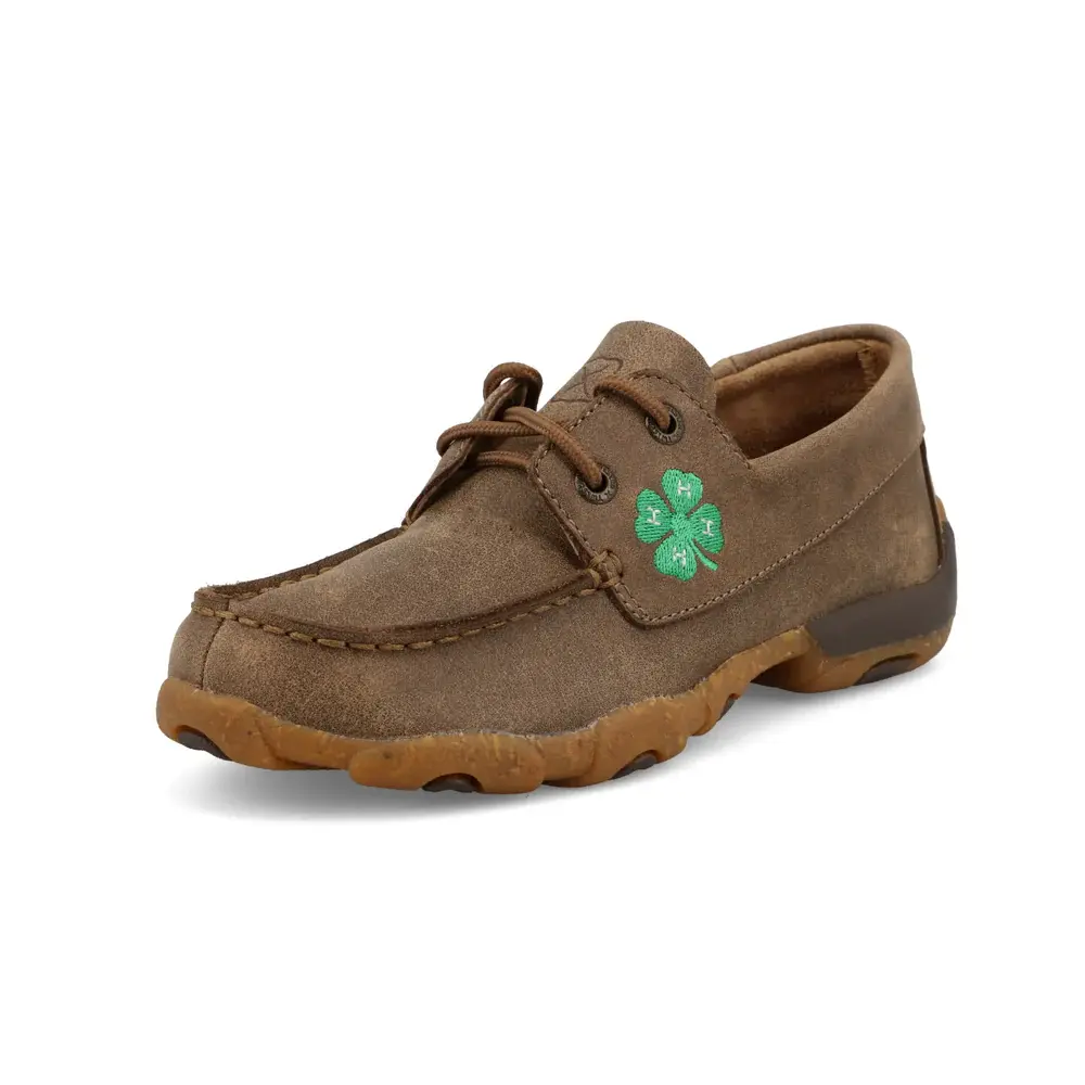 Kids Twisted X 4-H Boat Shoe Driving Moc - Cowpokes Western Shop