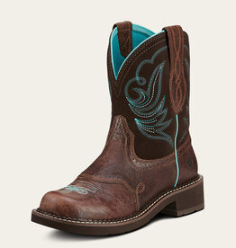 Ariat Ariat Dapper Royal Chocolate Heritage Round Toe Fat Baby Western Cowboy Boot
