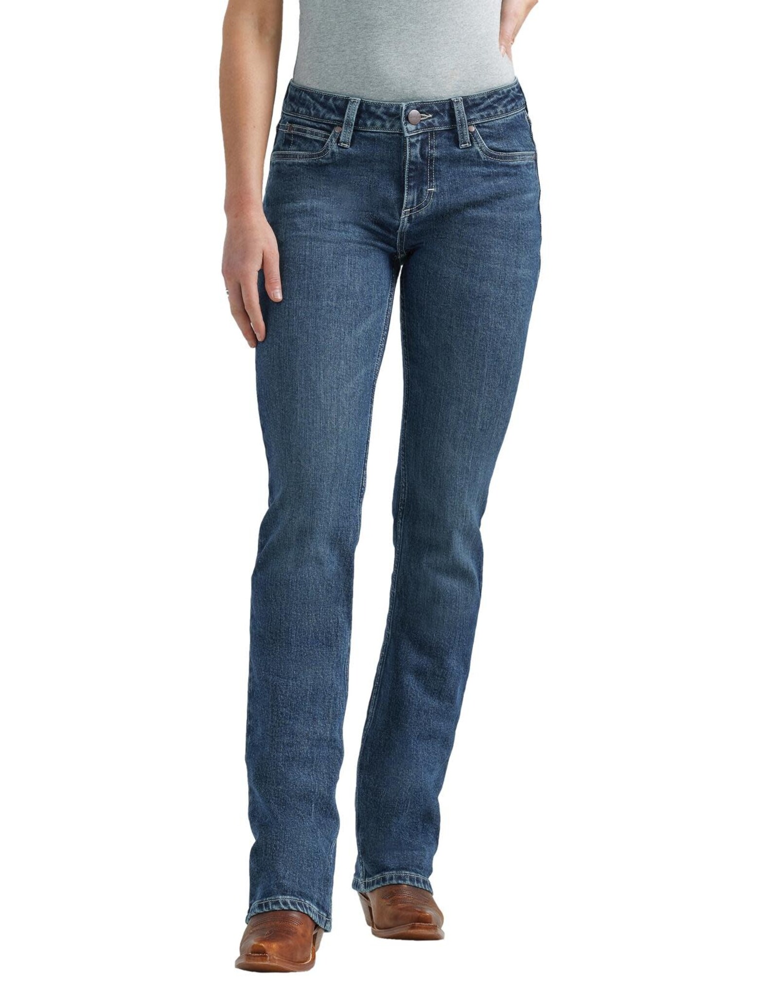 Womens Wrangler Retro Mae Mid Rise Boot Cut Kayla Riding Jean