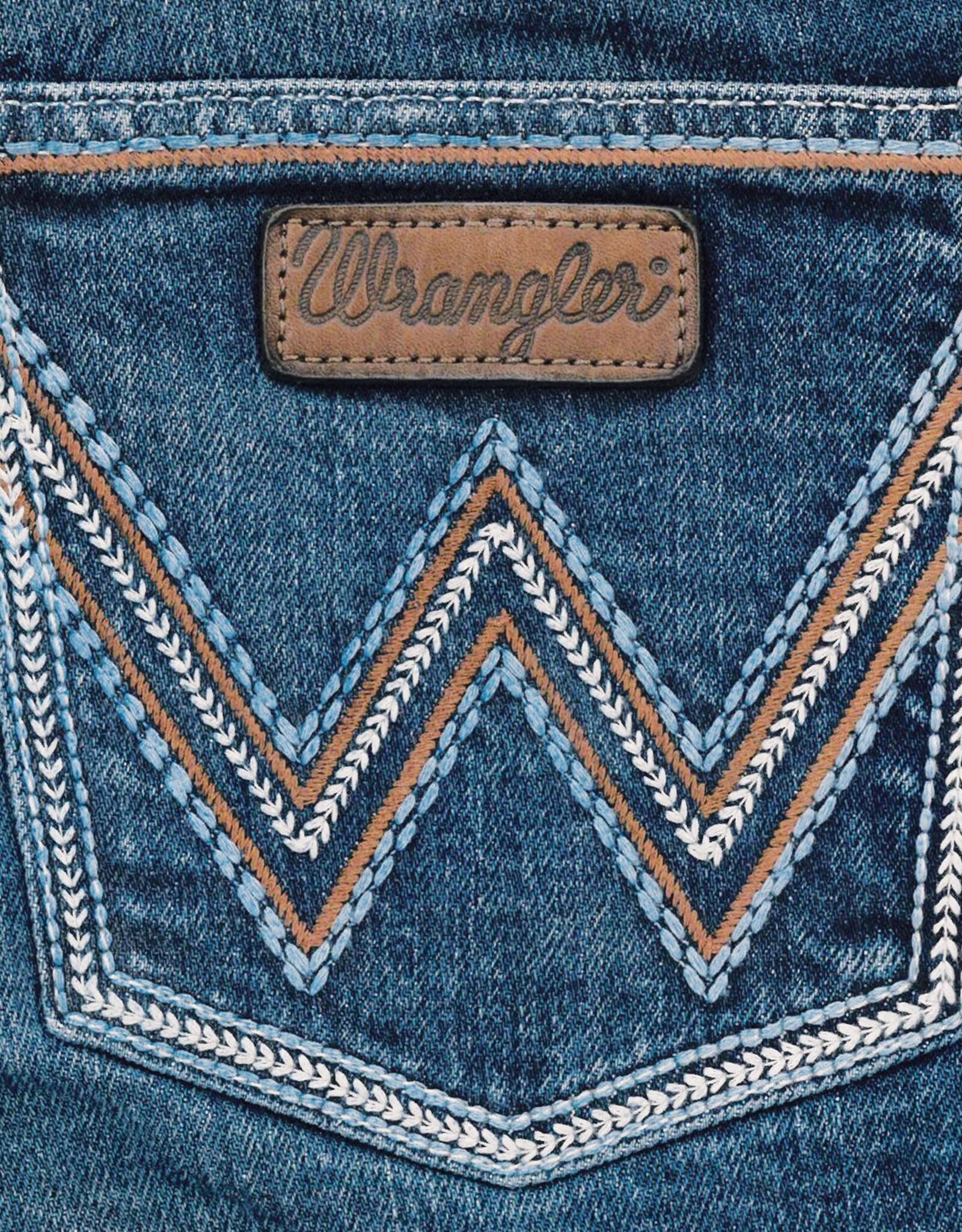 Womens Wrangler Retro Mae Mid Rise Boot Cut Kayla Riding Jean