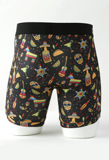 Cinch Mens Cinch Boxer Briefs 6" Taco Fiesta