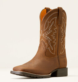 Ariat Ariat Kids Distress Tan Hybrid Ranger Square Toe Western Cowboy Boot