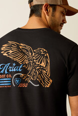 Ariat Ariat Mens Eagle Freedom Black Short Sleeve T Shirt