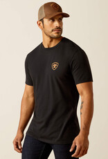 Ariat Ariat Mens Eagle Freedom Black Short Sleeve T Shirt