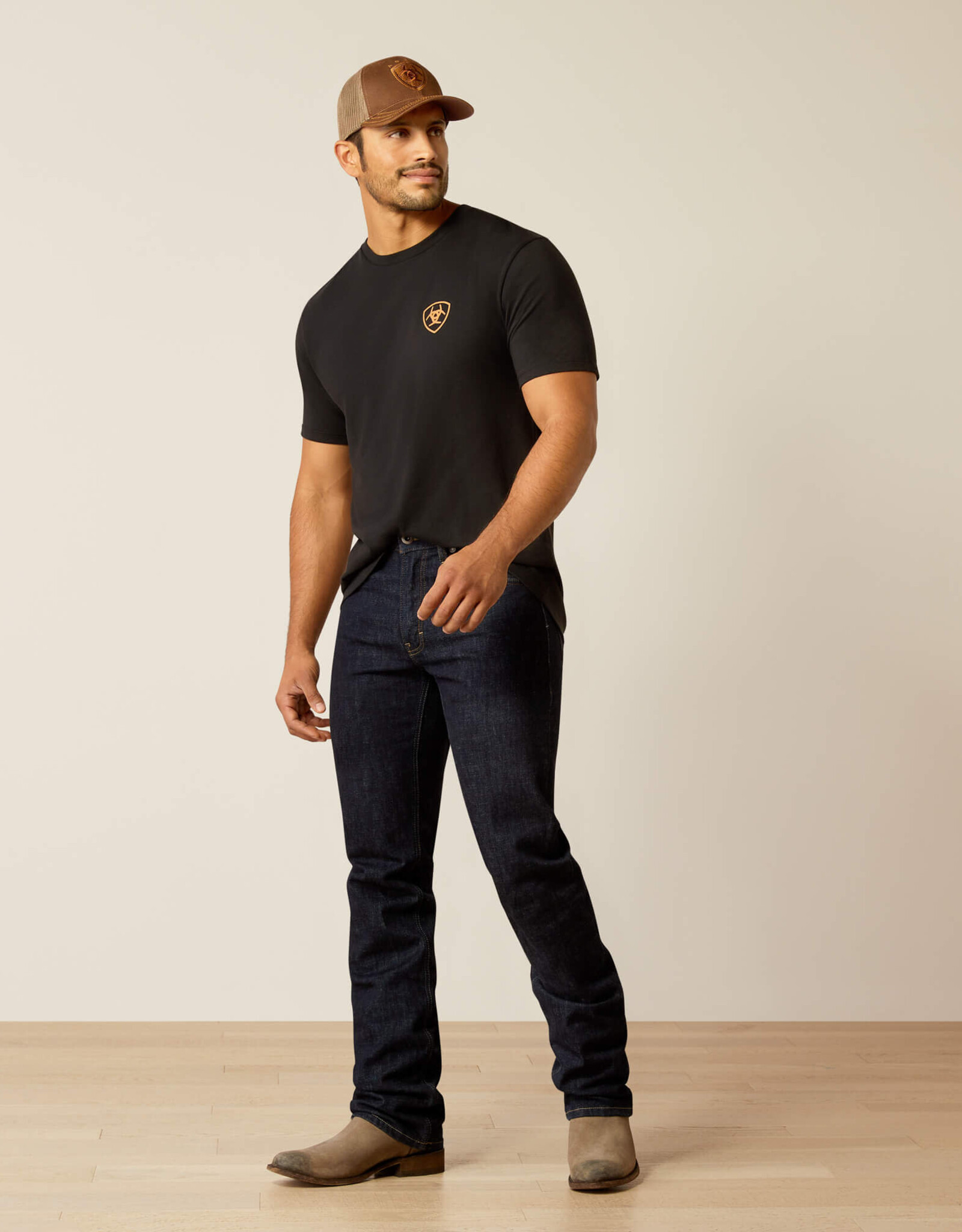 Ariat Ariat Mens Eagle Freedom Black Short Sleeve T Shirt