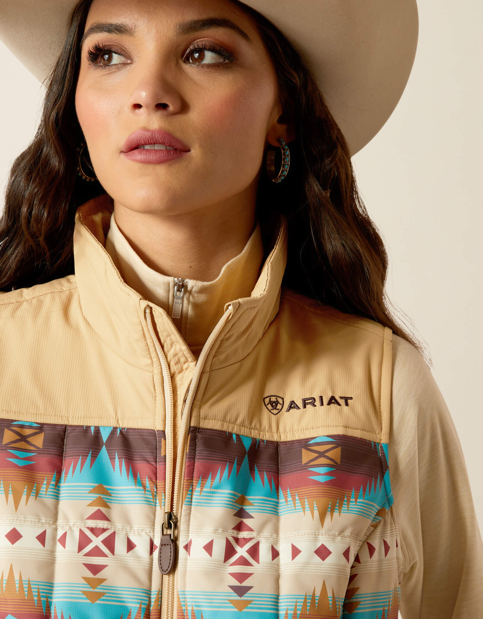Ariat Womens Concealed Carry Serrano Southwest Insulated Crius Vest Cowpokes Western Shop