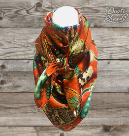 Dusti Rhoads Wild As You 100% Silk 36x36 Wild Rag