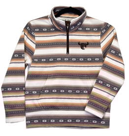 Cowboy Hardware Infant Toddler Rust Aztec Quarter Zip Pullover