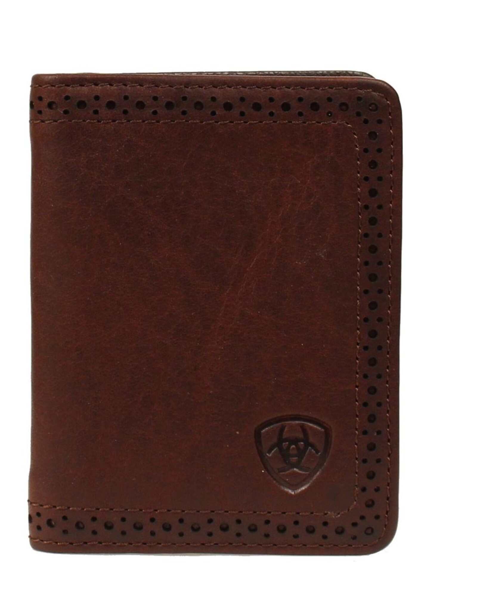 Ariat Ariat Bi Fold Brown Distressed Flipcase Wallet