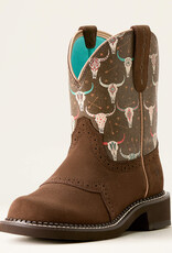 Ariat Womens Ariat Boho Skull Fatbaby Heritage Farrah Western Boot