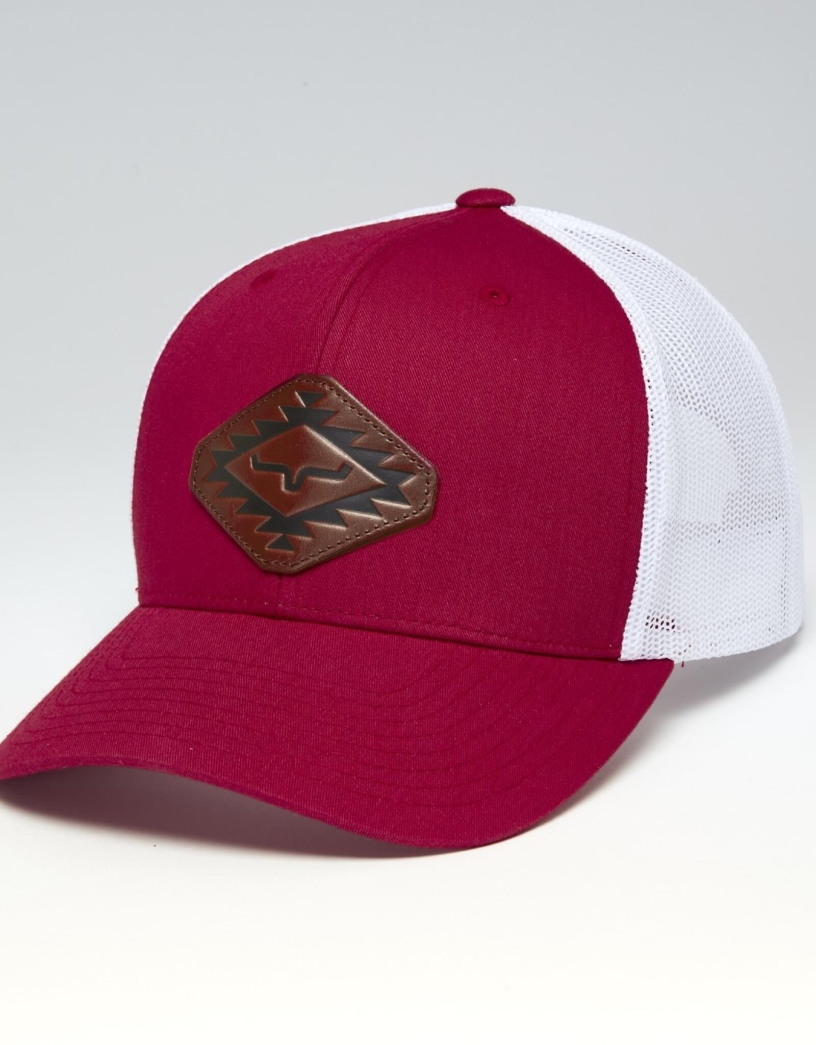 Kimes Red San Juan Trucker Mesh Snap Back Ball Cap