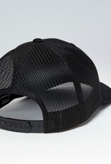 Kimes Black Vaughn Trucker Mesh Snap Back Ball Cap