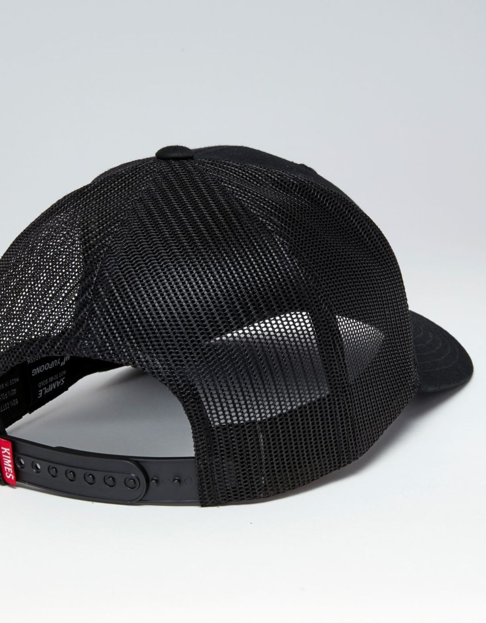 Kimes Black Vaughn Trucker Mesh Snap Back Ball Cap