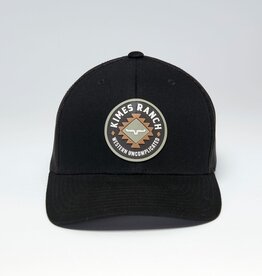 Kimes Black Vaughn Trucker Mesh Snap Back Ball Cap