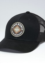 Kimes Black Vaughn Trucker Mesh Snap Back Ball Cap