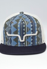 Kimes Navy Aztec Sorocco Trucker Mesh Snap Back Ball Cap